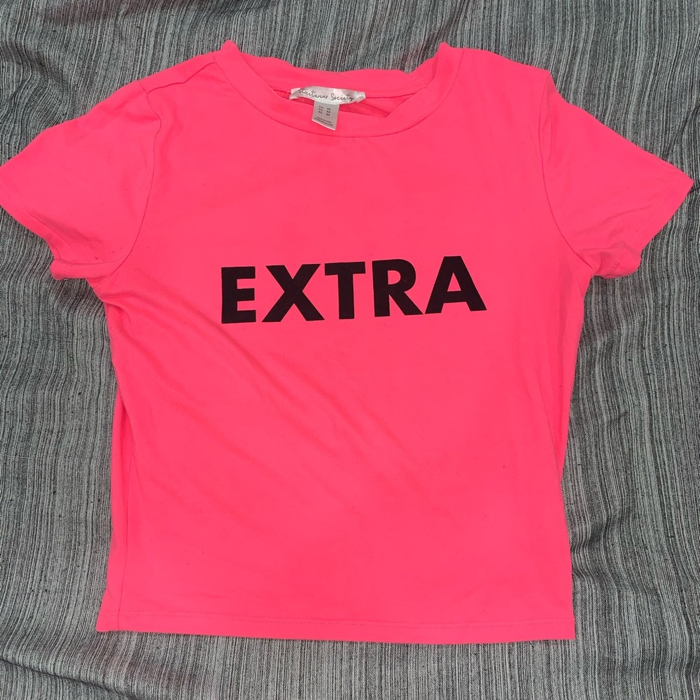 Cropped ribbed T - Picture 2 of 3